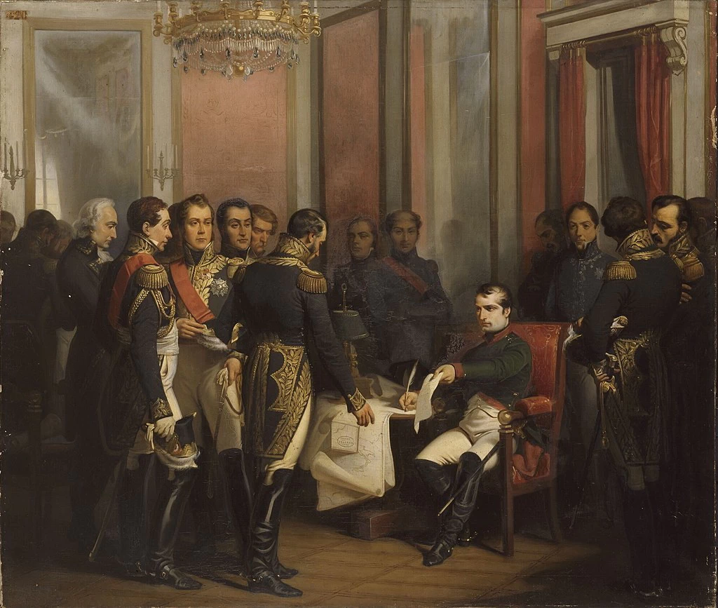 Napoleone abdica a Fontainebleau nel 1814 - Château de Versailles